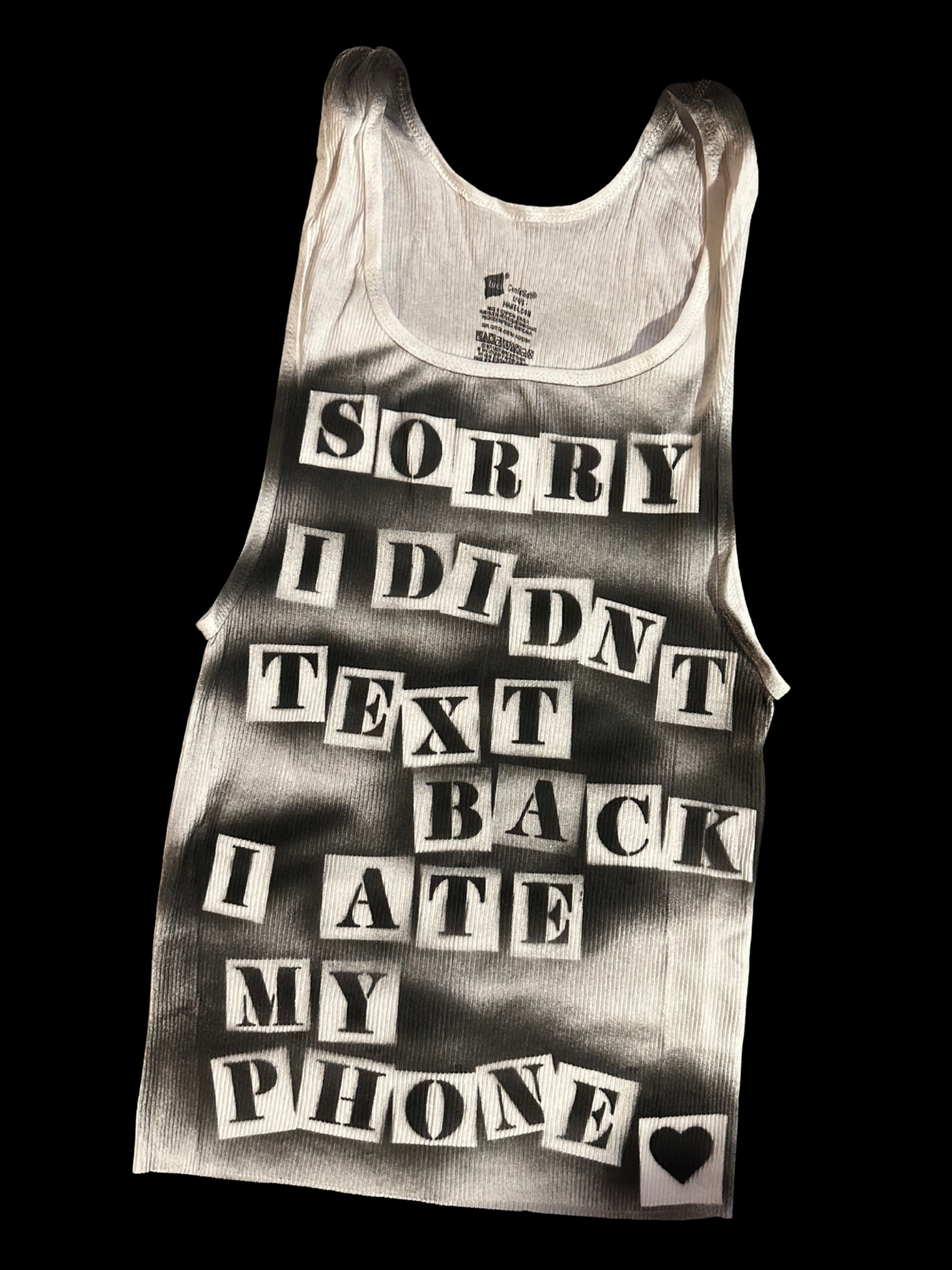 “8 My Phone” tank - Large