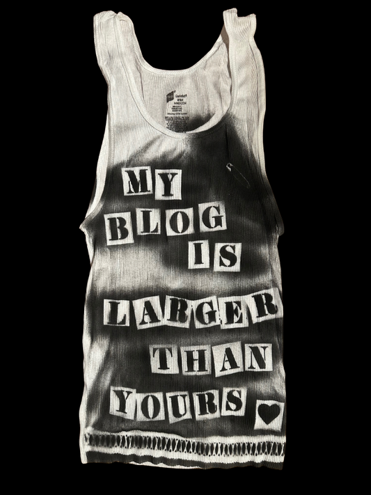 “Blogger” tank - Medium